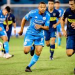 Anthony Uribe debutó jugando contra contra Boca Jr