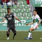 Sosa fue titular y asistió con el Alcorcón
