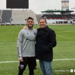 Peseiro se reunió con Junior Moreno en Washington como parte de su gira